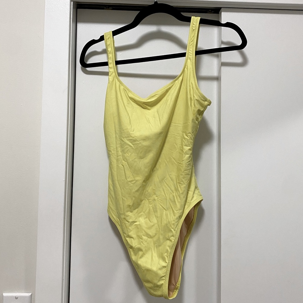 J.Crew one piece yellow bathing suit